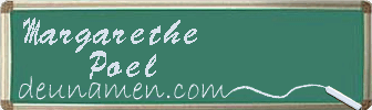 Margarethe Poel Visitenkarte